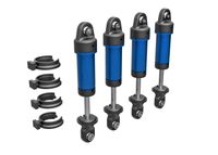 Traxxas - Shocks, GTM, 6061-T6 aluminum (blue-anodized) (fully assembled w/o springs) (4) (TRX-9764-BLUE)