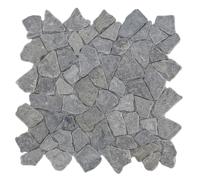 Stabigo Y Light Grey mozaiek 30x30 cm grijs mat - thumbnail