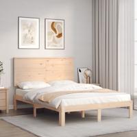 Bedframe zonder matras massief grenenhout 140x200 cm