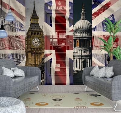 Fotobehang union jack London