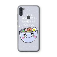 I'm A Hopeless Ramen-Tic For You: Samsung Galaxy A11 Transparant Hoesje