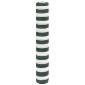 VidaXL Privacynet 150 g/m² 2x10 m hdpe groen en wit