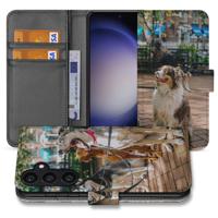 Book Case Hoesje Maken voor de Samsung Galaxy S24 | Eigen telefoonhoesje ontwerpen | Op maat gemaakt