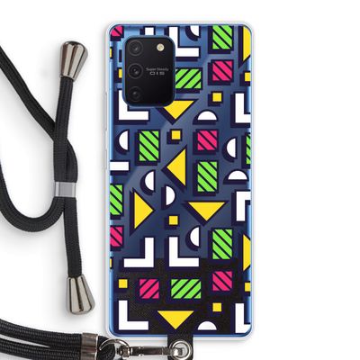 8-bit N°4: Samsung Galaxy Note 10 Lite Transparant Hoesje met koord