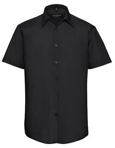 Russell Z925 Men`s Short Sleeve Tailored Polycotton Poplin Shirt