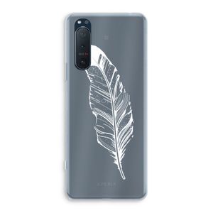 Pluim: Sony Xperia 5 II Transparant Hoesje