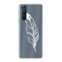 Pluim: Sony Xperia 5 II Transparant Hoesje