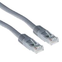 ACT Grijze 3 meter U/UTP CAT6 patchkabel met RJ45 connectoren