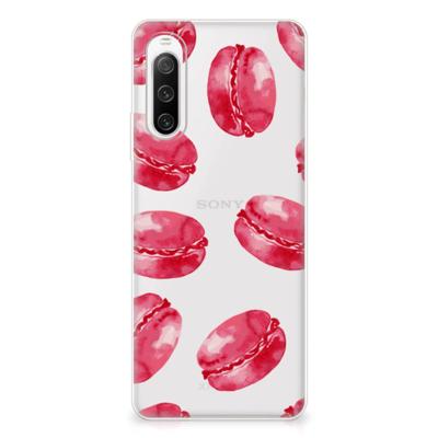 Sony Xperia 10 IV | Siliconen Case | Pink Macarons