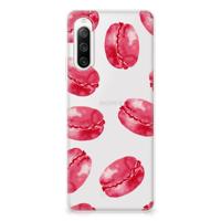Sony Xperia 10 IV | Siliconen Case | Pink Macarons