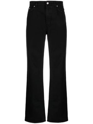 Dolce & Gabbana jean ample à taille haute - Noir