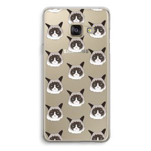 It's a Purrr Case: Samsung Galaxy A3 (2016) Transparant Hoesje