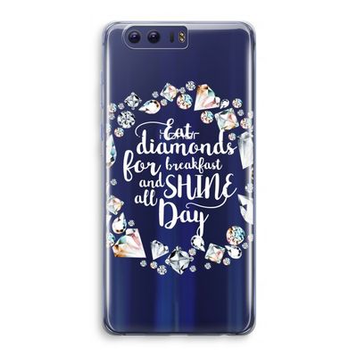 Diamonds: Honor 9 Transparant Hoesje