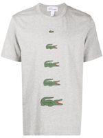 Comme Des Garçons Shirt x Lacoste t-shirt à logo imprimé - Gris - thumbnail