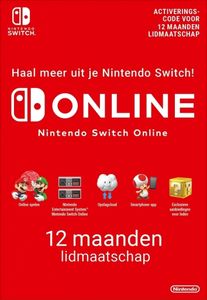 Nintendo Switch Online Lidmaatschap 12 Maanden