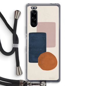 Geo #3: Sony Xperia 5 Transparant Hoesje met koord