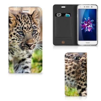 Huawei Y5 2 | Y6 Compact | Hoesje maken | Baby Luipaard