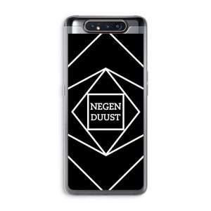 Negenduust geometrisch: Samsung Galaxy A80 Transparant Hoesje