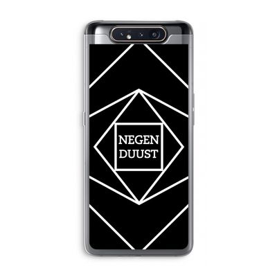 Negenduust geometrisch: Samsung Galaxy A80 Transparant Hoesje