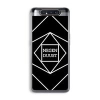 Negenduust geometrisch: Samsung Galaxy A80 Transparant Hoesje