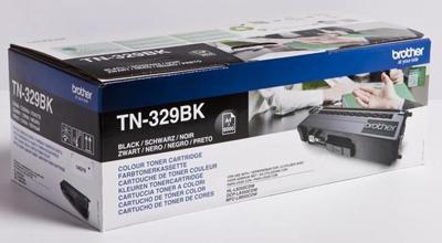 Brother toner, 6.000 pagina&apos;s, OEM TN-329BK, zwart