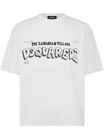 DSQUARED2 t-shirt en coton à logo imprimé - Blanc - thumbnail