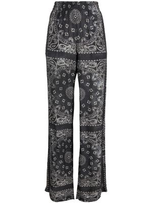 Golden Goose pantalon ample à motif cachemire - Gris