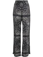 Golden Goose pantalon ample à motif cachemire - Gris