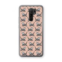 Zwarte poes: Xiaomi Redmi 9 Transparant Hoesje