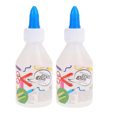 Topwrite Hobby lijm - 2x - 100 ml - transparant - snel drogend - met doseerdop - kindvriendelijk