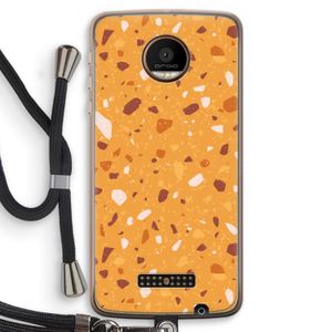 Terrazzo N°24: Motorola Moto Z Force Transparant Hoesje met koord