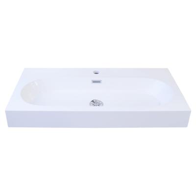 Shallow wastafel | wit | 80 x 38 x 9 cm