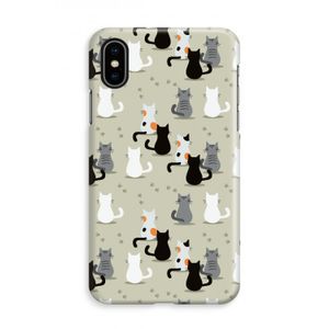 Katten: iPhone X Volledig Geprint Hoesje