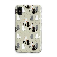 Katten: iPhone X Volledig Geprint Hoesje