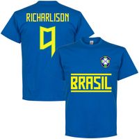 Brazilië Richarlison 9 Team T-Shirt - thumbnail