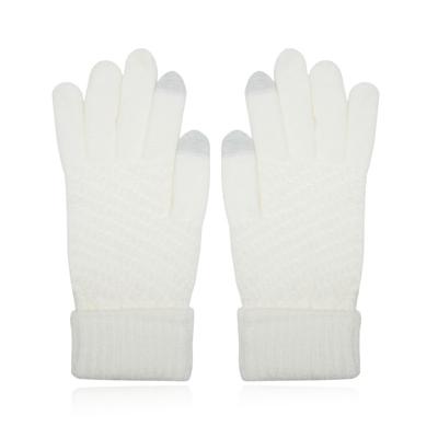 LGT JWLS Dames Touchscreen Handschoenen in Wit