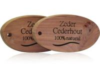 Cederhout ovaal 100% natuurlijk - thumbnail