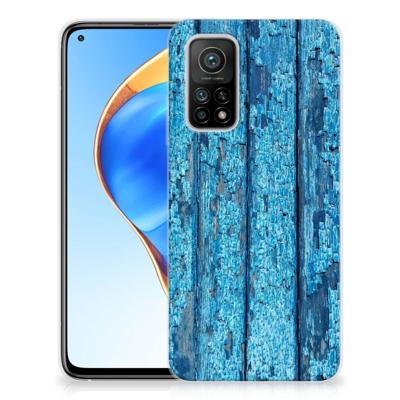 Xiaomi Mi 10T | 10T Pro | Bumper Hoesje | Wood Blue