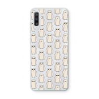Uilen: Samsung Galaxy A70 Transparant Hoesje