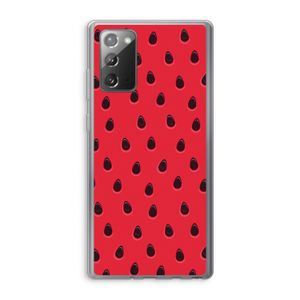 Watermelon: Samsung Galaxy Note 20 / Note 20 5G Transparant Hoesje