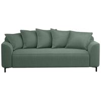 Leen Bakker - Bank Elsa 3-zits - Eden - Salie - Stof - Groen - 99x228x84 Cm