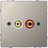 Merten MEG4350-6050 Luidsprekerstekkerdoos System Design Nikkel 1 stuk(s)