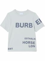 Burberry Kids t-shirt à imprimé Horseferry - Gris