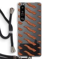 Bacon to my eggs #2: Sony Xperia 1 III Transparant Hoesje met koord