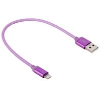 1m Net Style Metal Head 8 Pin to USB Data / Charger Cable For iPhone X / iPhone 8 & 8 Plus / iPhone 7 & 7 Plus / iPhone 6 & 6s & 6 Plus & 6s Plus / i