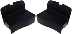 Axa afdekkapjes voor defender zwart (set)