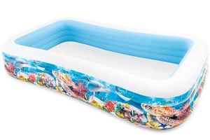 Intex Groot opblaaszwembad tropical reef