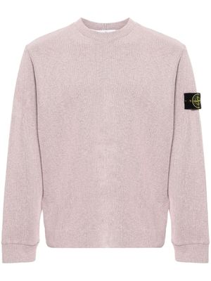 Stone Island Ribgebreide sweater - Roze Stone Island Ribgebreide sweater - Roze