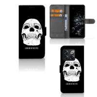 Telefoonhoesje met Naam OnePlus 10T Skull Eyes