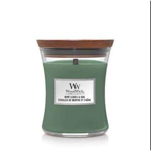 Woodwick Medium Candle Mint Leaves&Oak